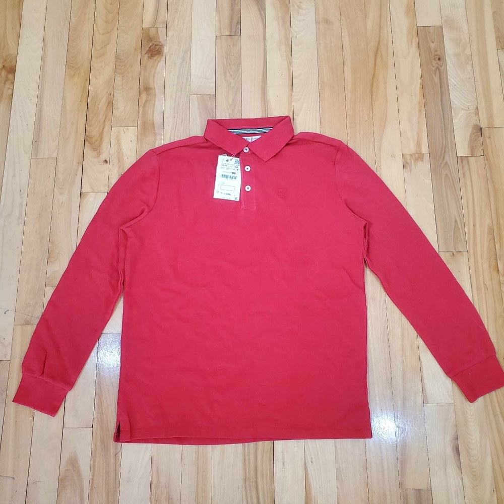 Zara Boys Collection Woven Pique Polo Shirt Boy
